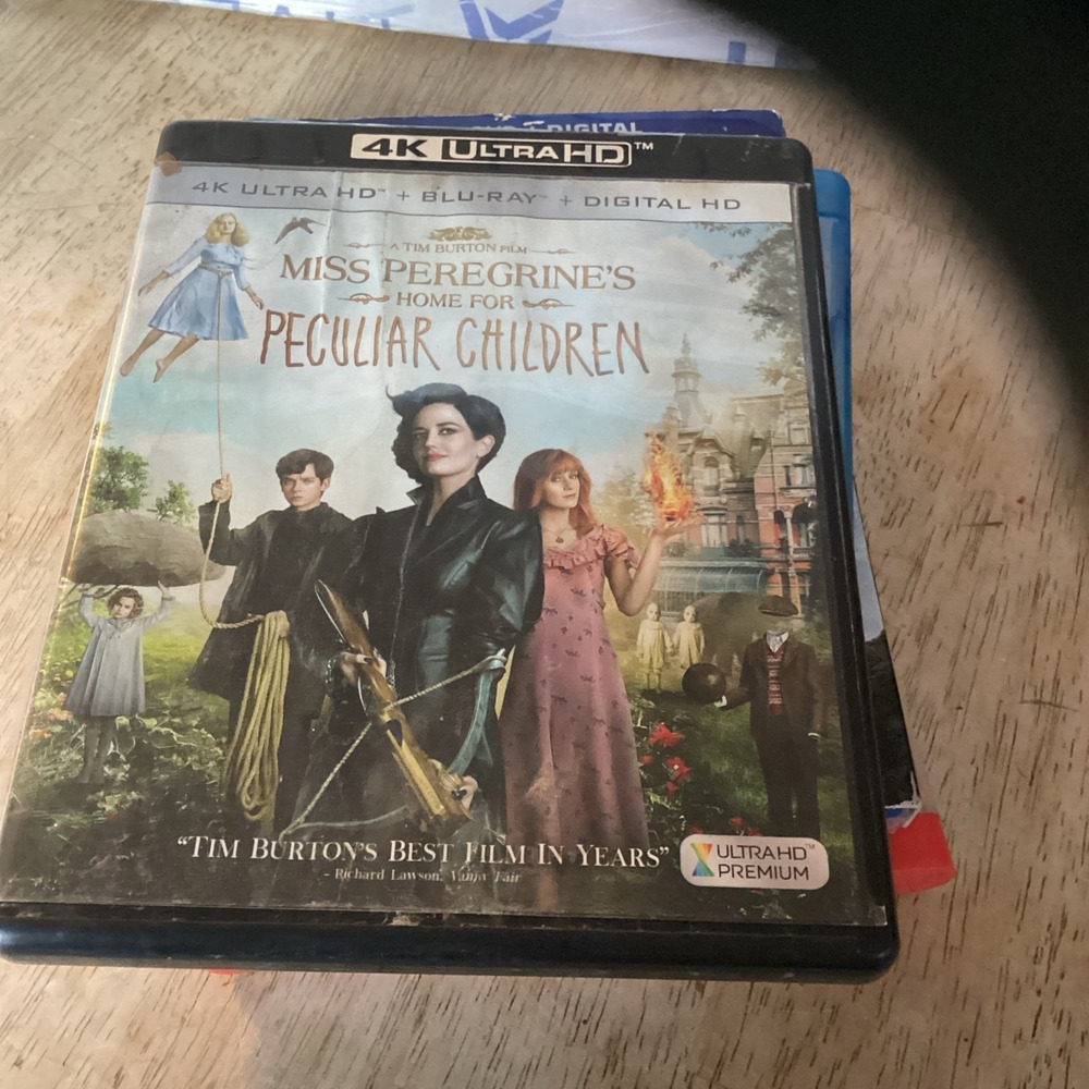 Miss Peregrine’s Home For Peculiar Children 4K HD Ultra Blu-Ray-Digital HD Movie